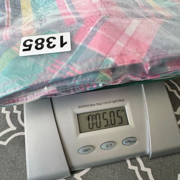 Talbots Linen Skirt Women’s Size 8 Plaid Preppy Mini Short Pink Academia Casual - Picture 11 of 11